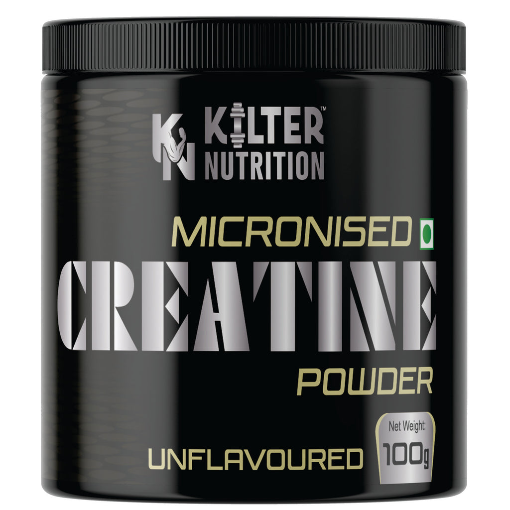 Kilter Nutrition Micronised Creatine Monohydrate & Shaker Combo | Strength, Performance & Convenience | Creatine + Premium Shaker