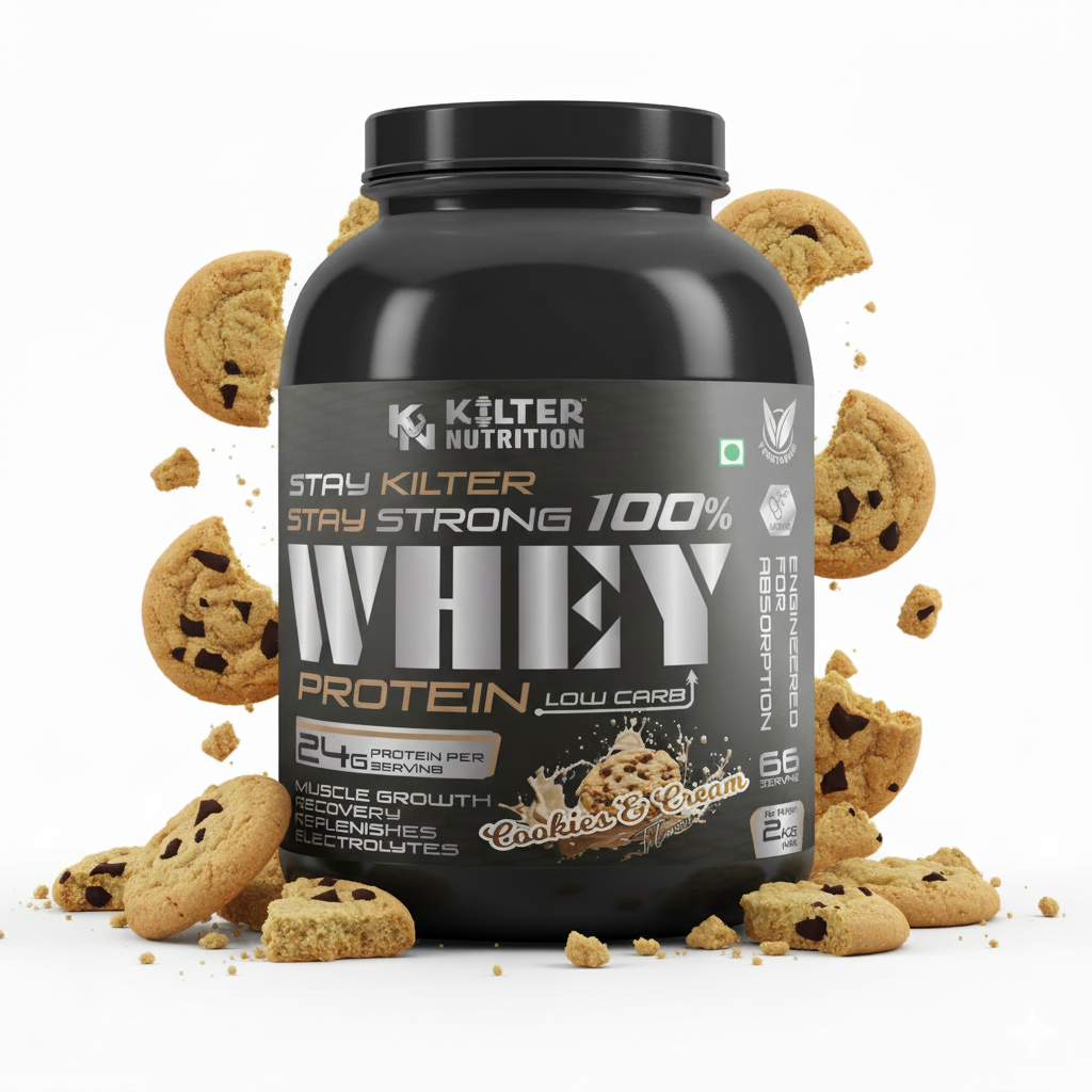 Cookies and Cream 100% Whey Protein Concentrate Low Carb