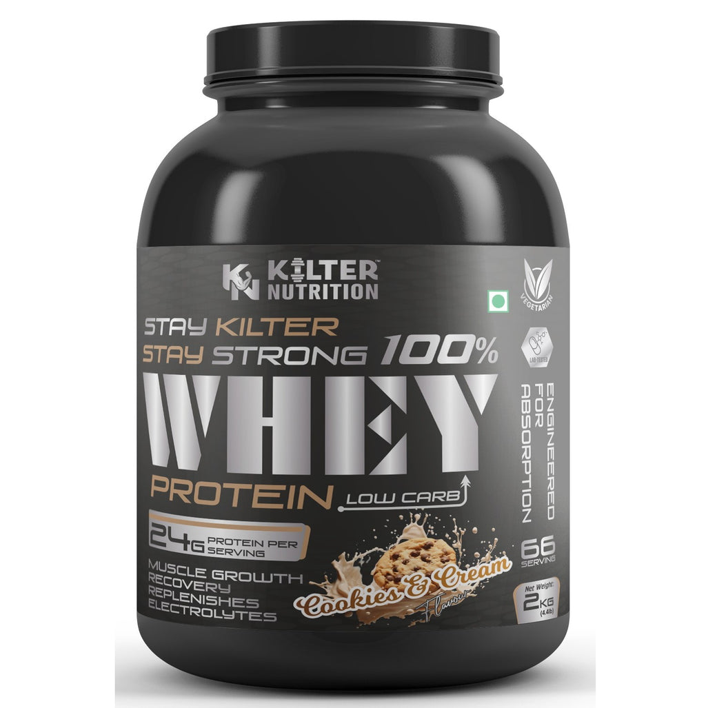 Cookies and Cream 100% Whey Protein Concentrate Low Carb