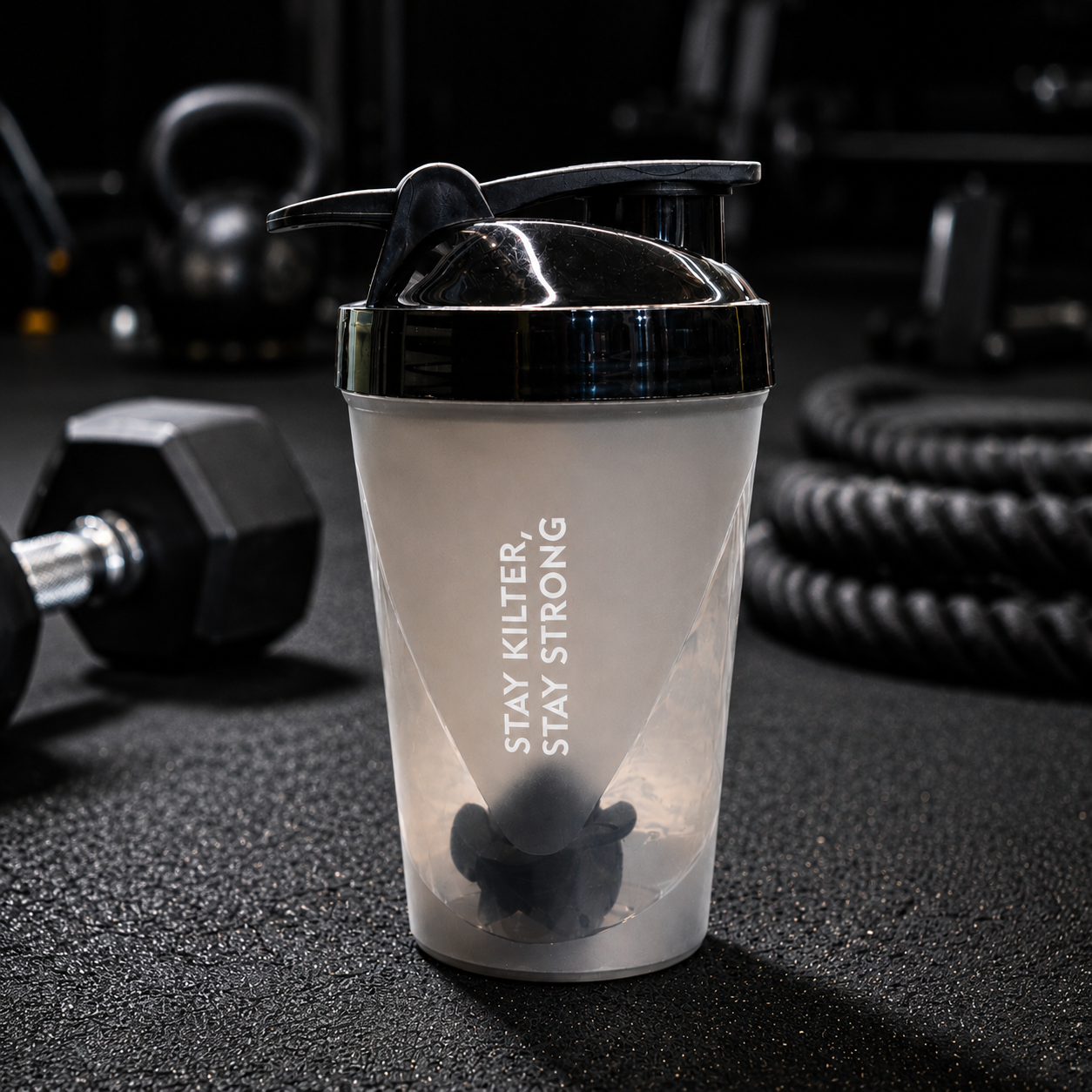 Kilter Nutrition Micronised Creatine Monohydrate & Shaker Combo | Strength, Performance & Convenience | Creatine + Premium Shaker