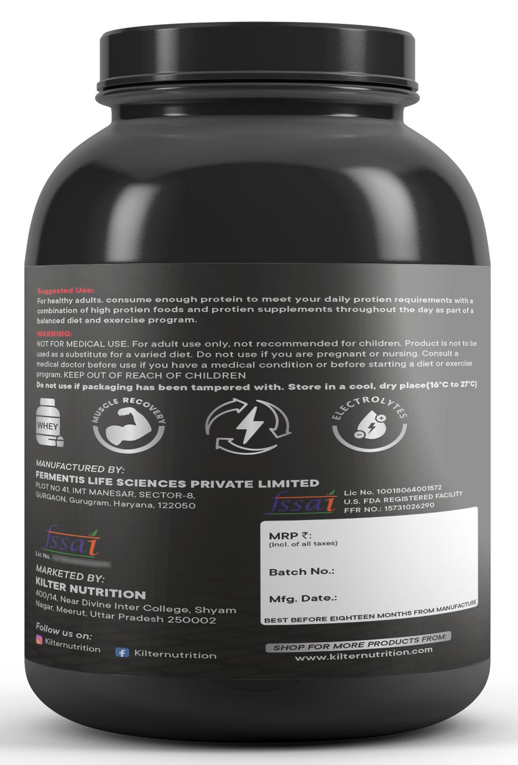 Chocolate 100% Whey Protein Concentrate Low Carb