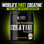 Kilter Nutrition Micronised Creatine Monohydrate Unflavoured | 100% Pure Creatine | 100g