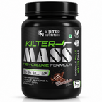 Kilter Nutrition Mass Gainer High Calorie Formula – Chocolate 1kg | High Protein & Carb Blend for Muscle Mass, Strength & Weight Gain