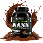 Kilter Nutrition Mass Gainer High Calorie Formula – Chocolate 3kg | High Protein & Carb Blend for Muscle Mass, Strength & Weight Gain