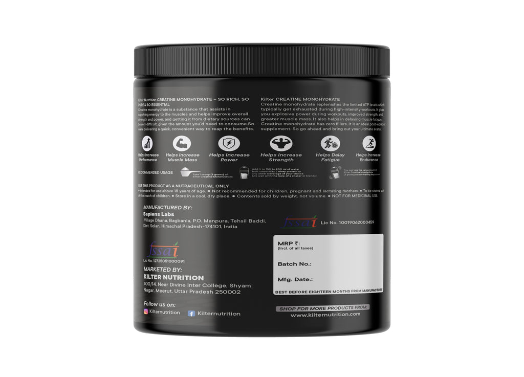 Kilter Nutrition Micronised Creatine Lemon Lime
