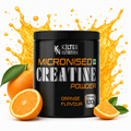 Kilter Nutrition Micronised Creatine Monohydrate Orange | 100% Pure Creatine | 100g