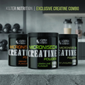 Kilter Nutrition Micronised Creatine Monohydrate Pack of 3 | Unflavoured, Orange & Lemon Lime | 100g Each